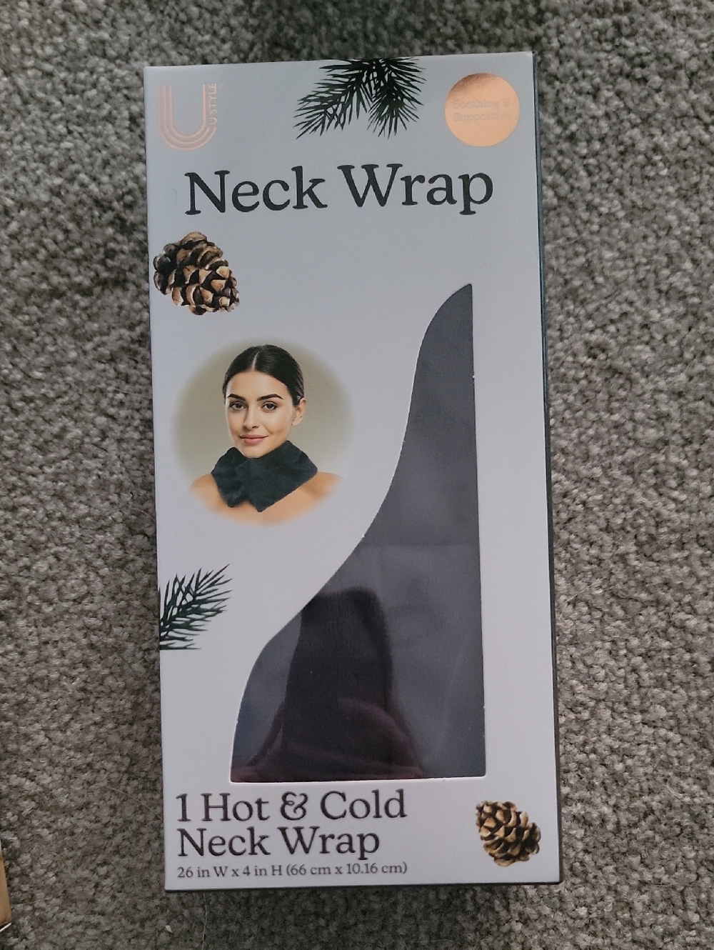 Neck Wrap Hot & Cold Therapy - Black